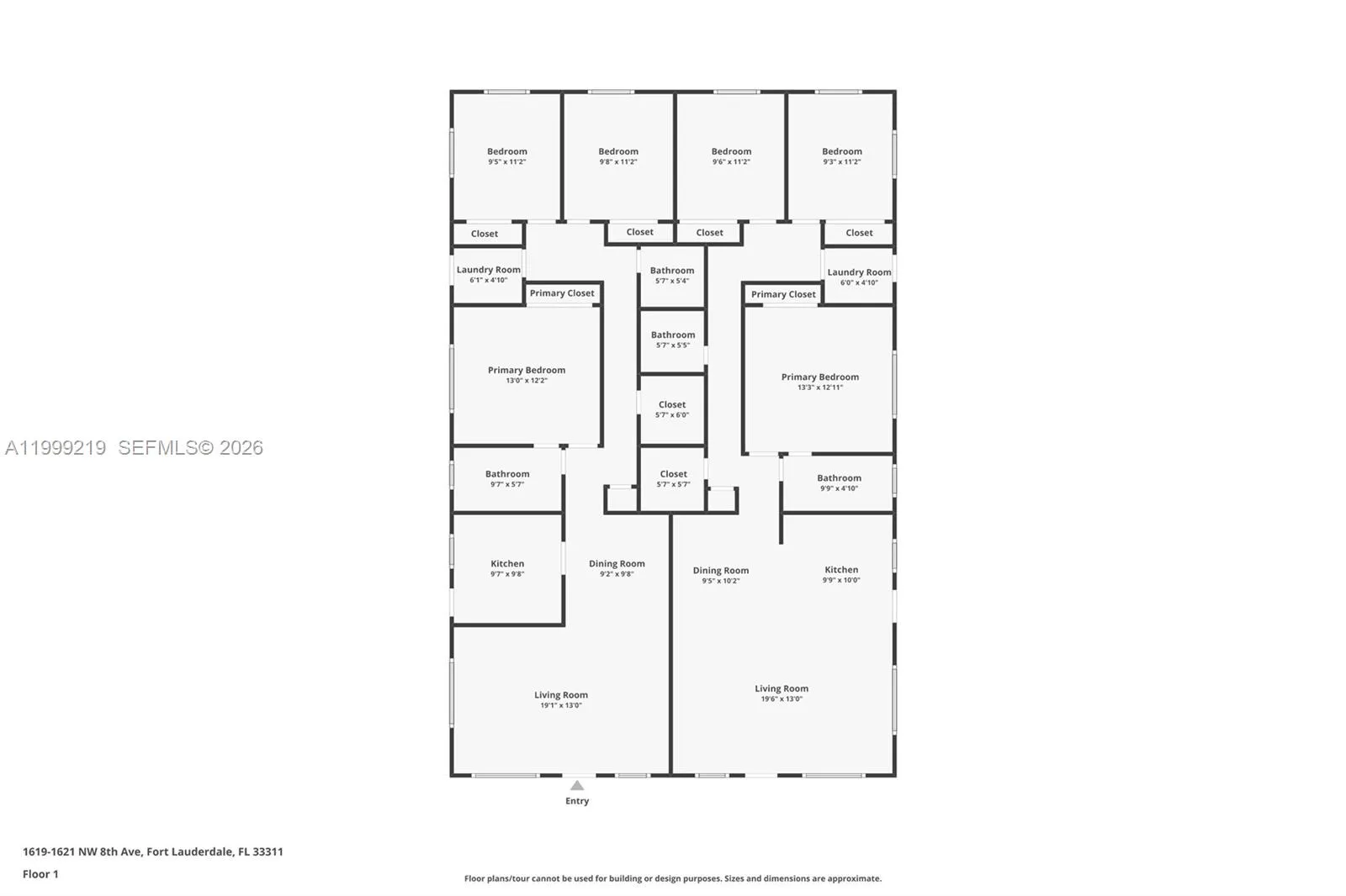 1619-1621 Nw 8th Ave, Fort Lauderdale, Florida 333, Fort Lauderdale, Florida 33311, ,Residential Income,For Sale,1619-1621 Nw 8th Ave, Fort Lauderdale, Florida 333,A11999219