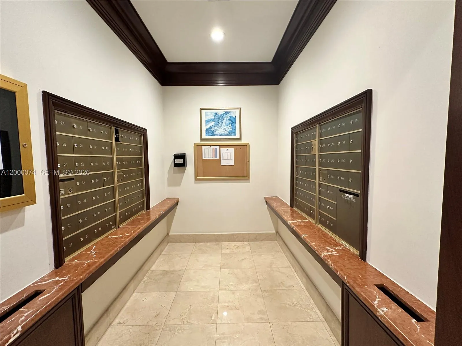 Mail box area