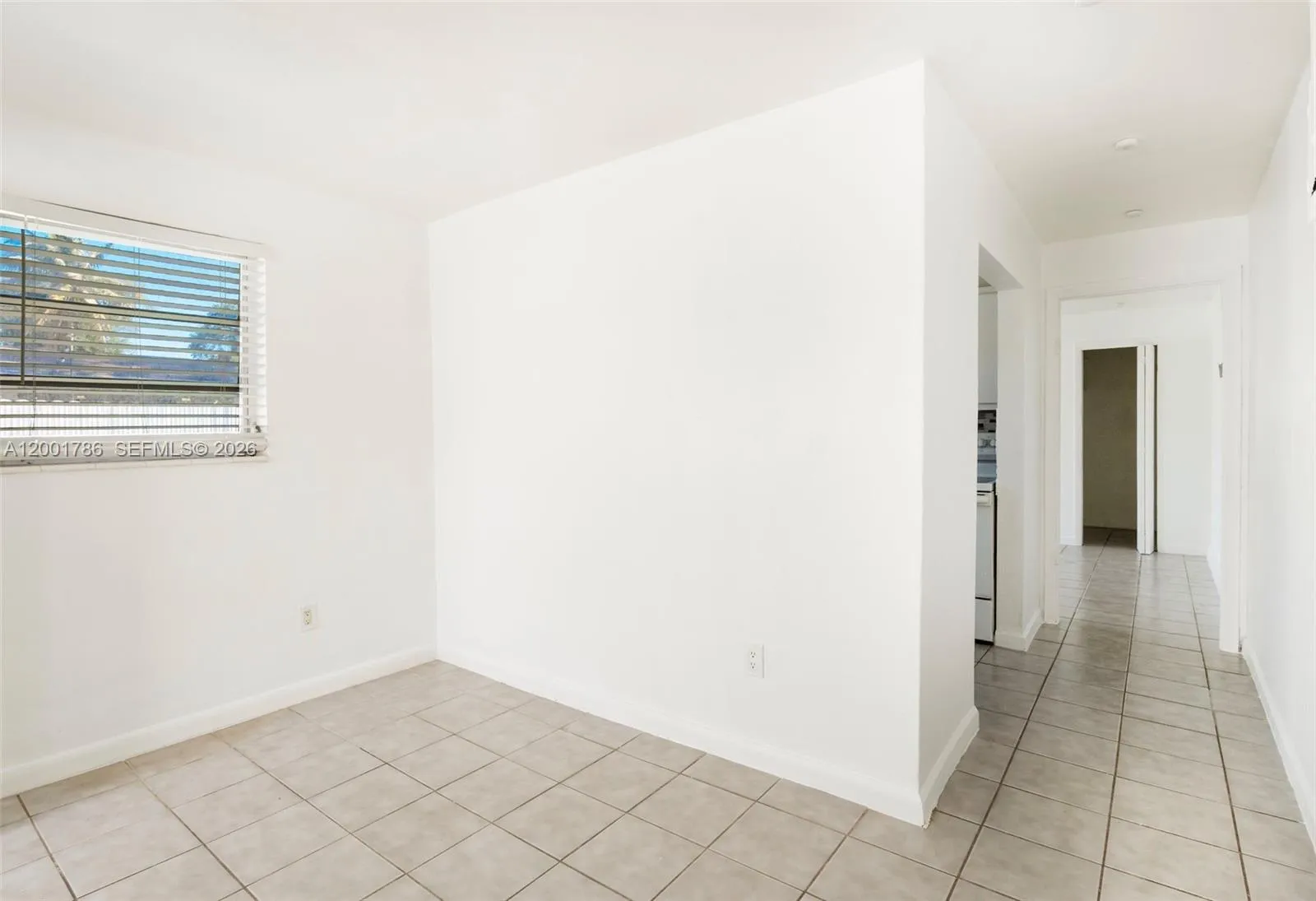 Separate 1/1 in back with its own entrance.