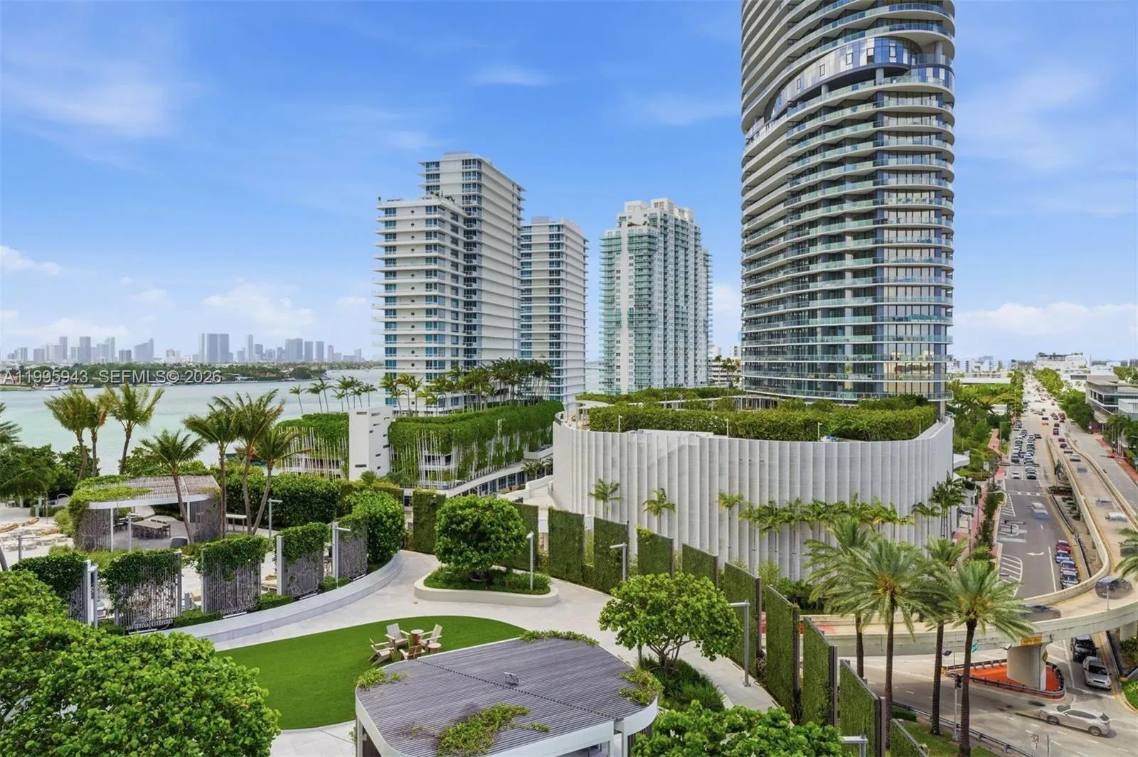 View from balcony - North