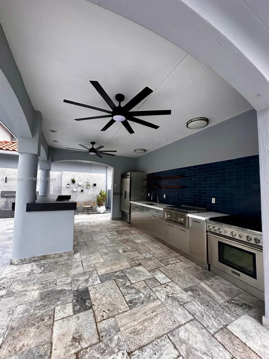 Outdoor fully equipped kitchen
