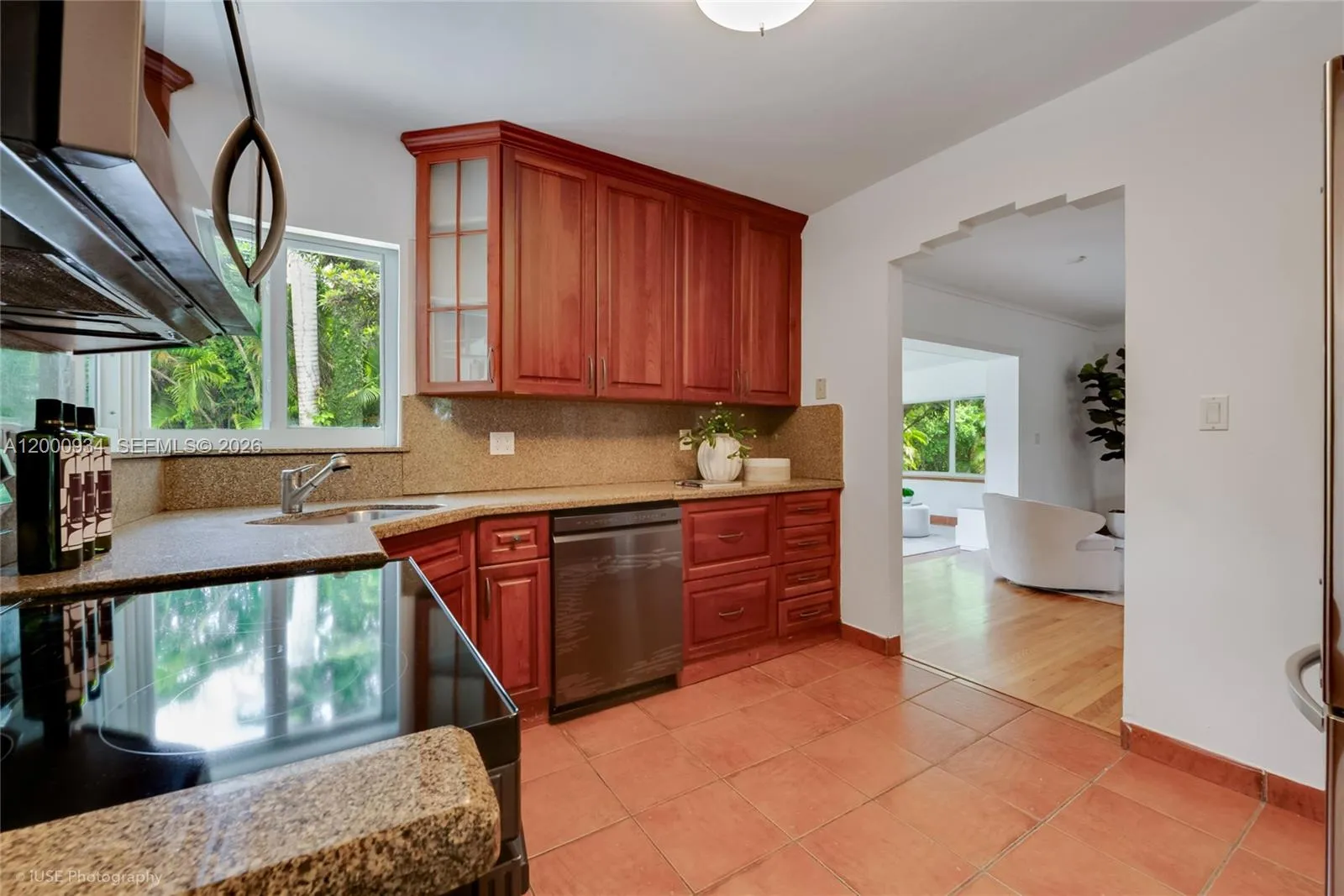 Kitchen with Stainless Steel Appliances and Granite Counters