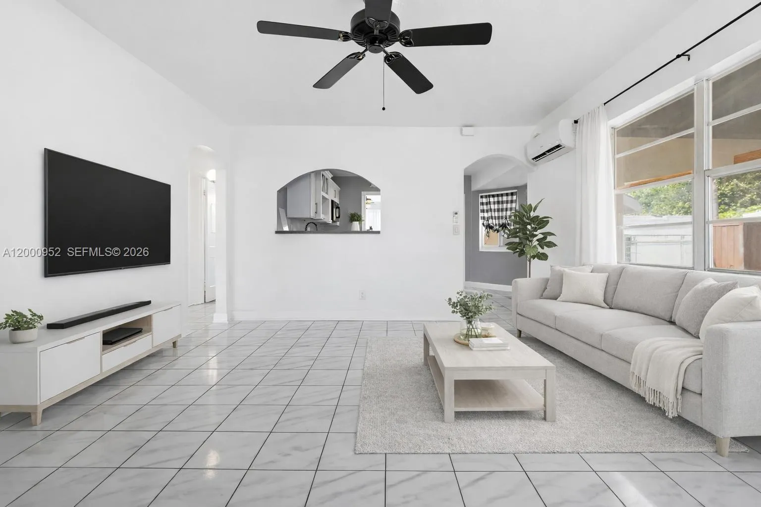 Virtually staged furniture
