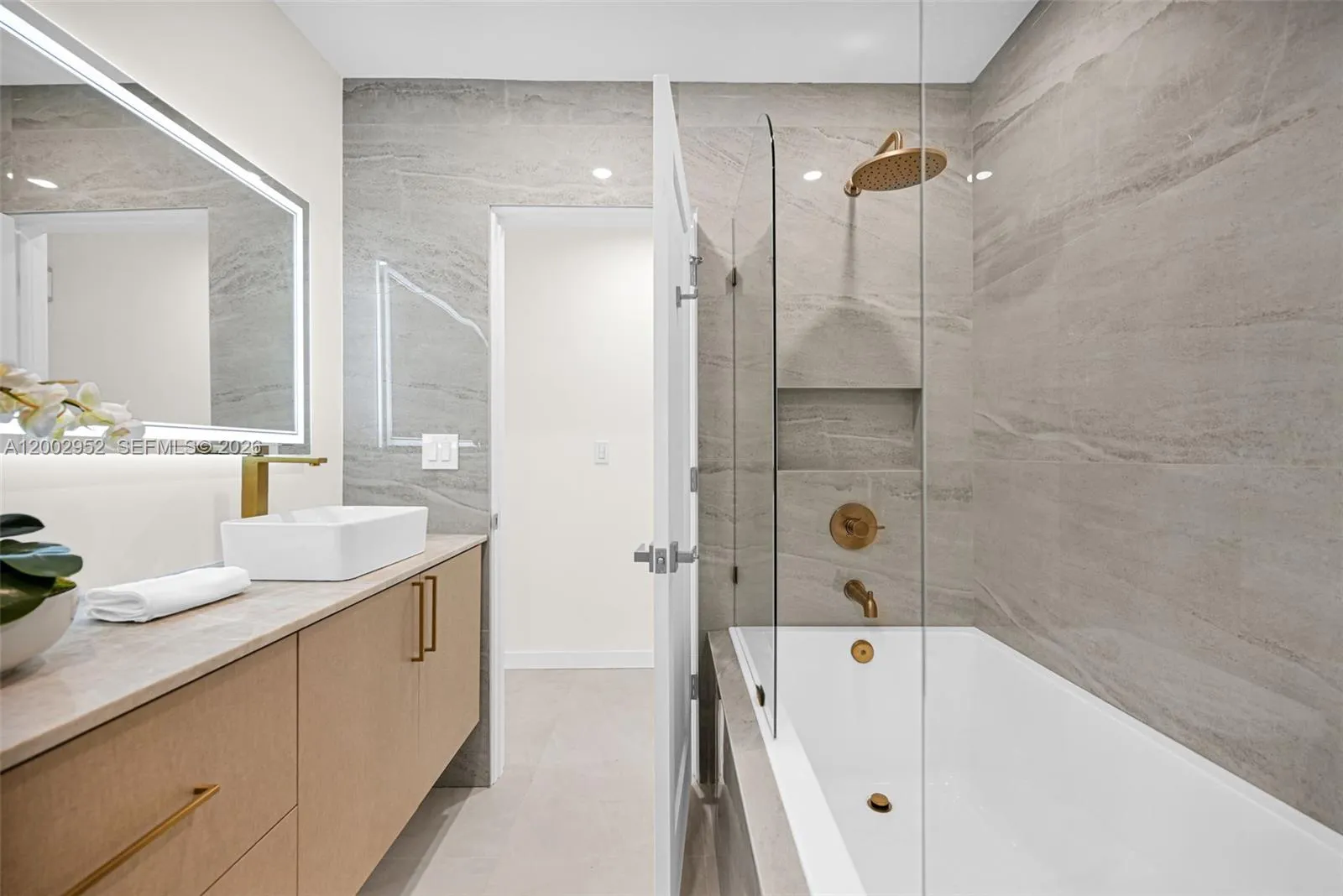 hallway bathroom