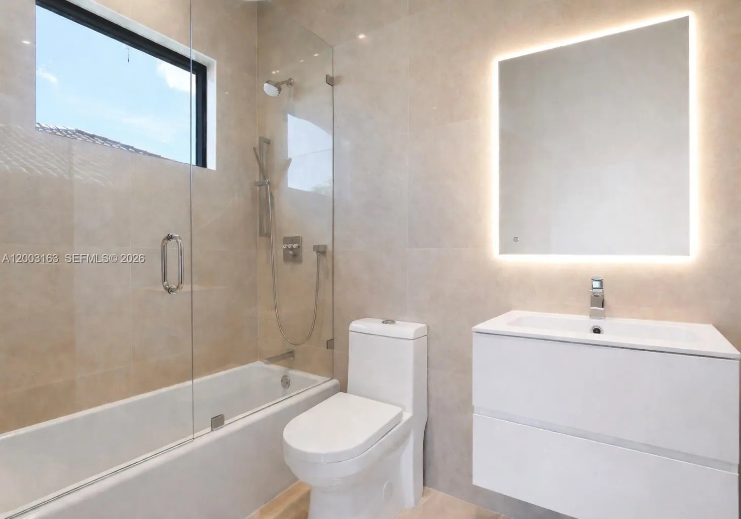 #4 all with Backlit LED and anti fog mirrors