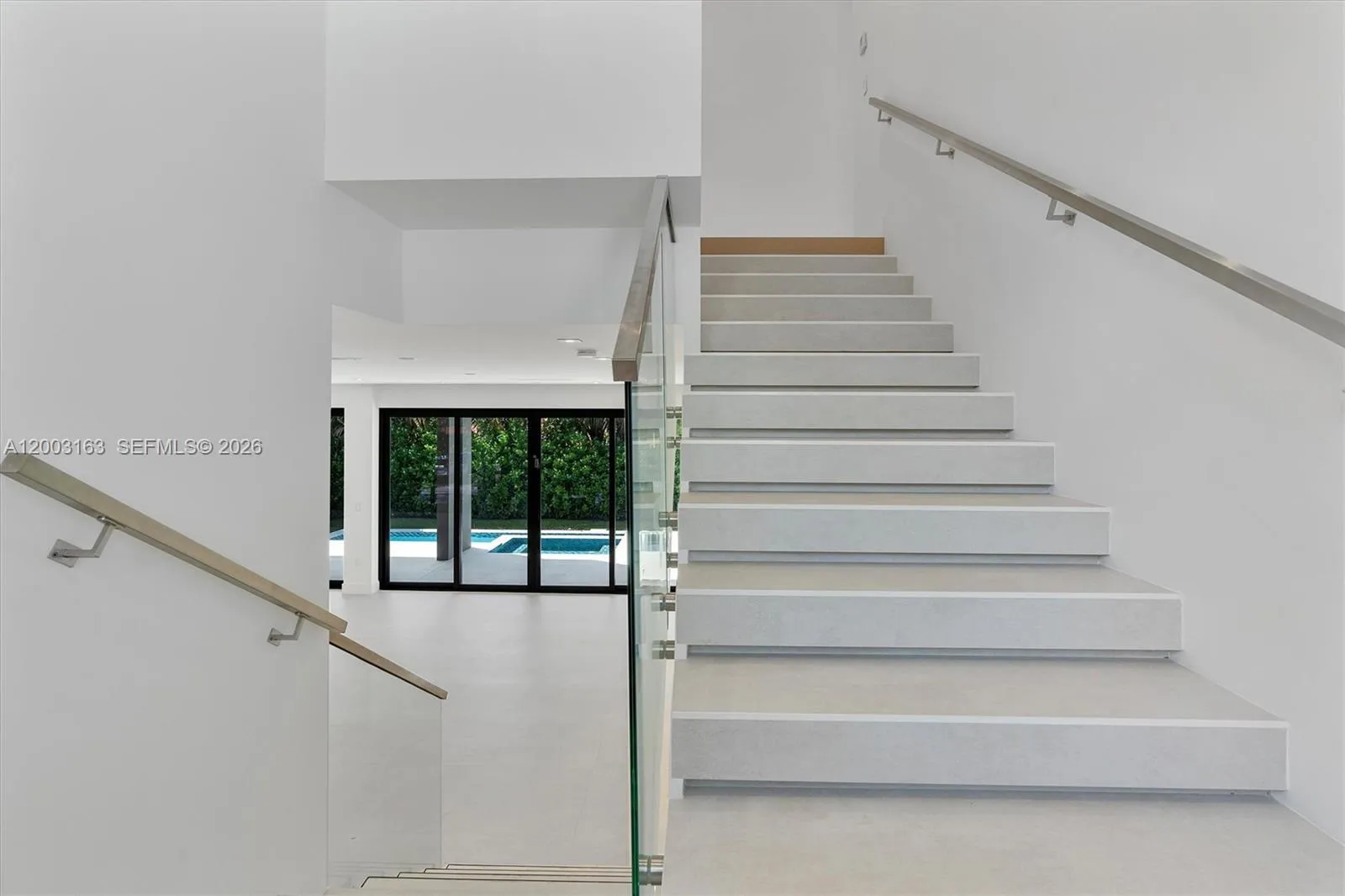 from second to upper floor