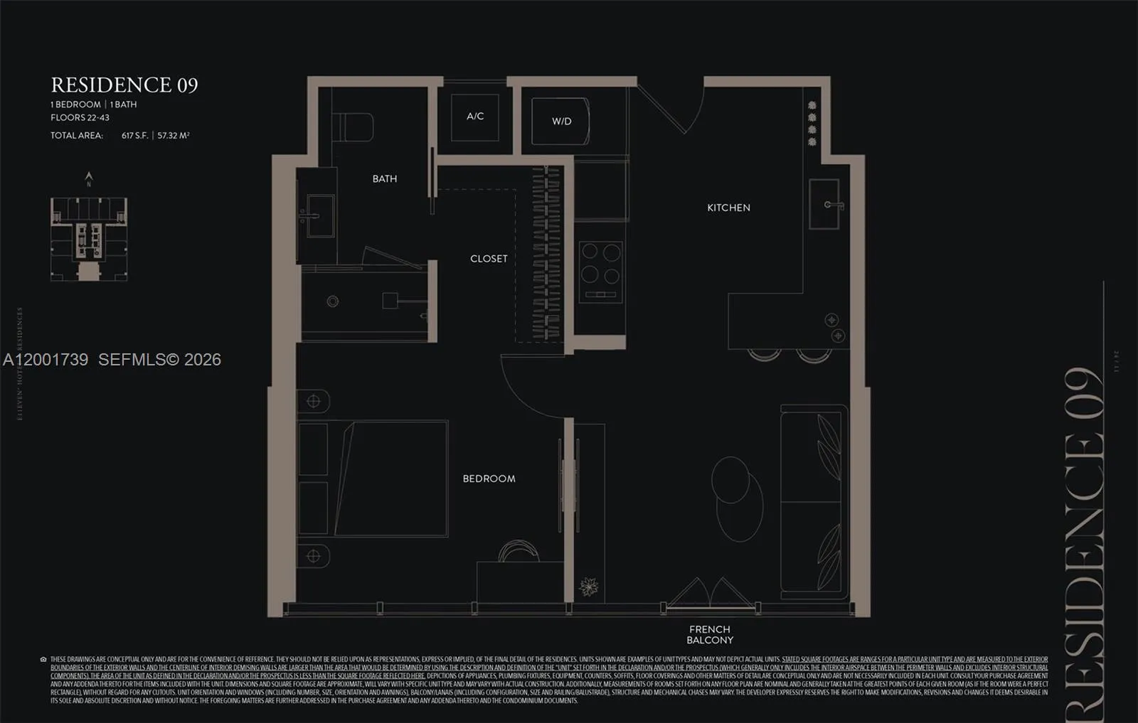 20 Ne 11th St 2809, Miami, Florida 33132, Miami, Florida 33132, 1 Bedroom Bedrooms, ,1 BathroomBathrooms,Residential,For Sale,20 Ne 11th St 2809, Miami, Florida 33132,A12001739