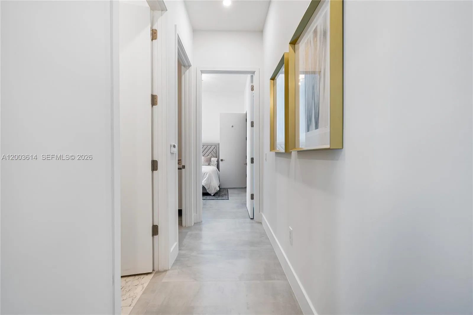 Hallway to 3rd bedroom
