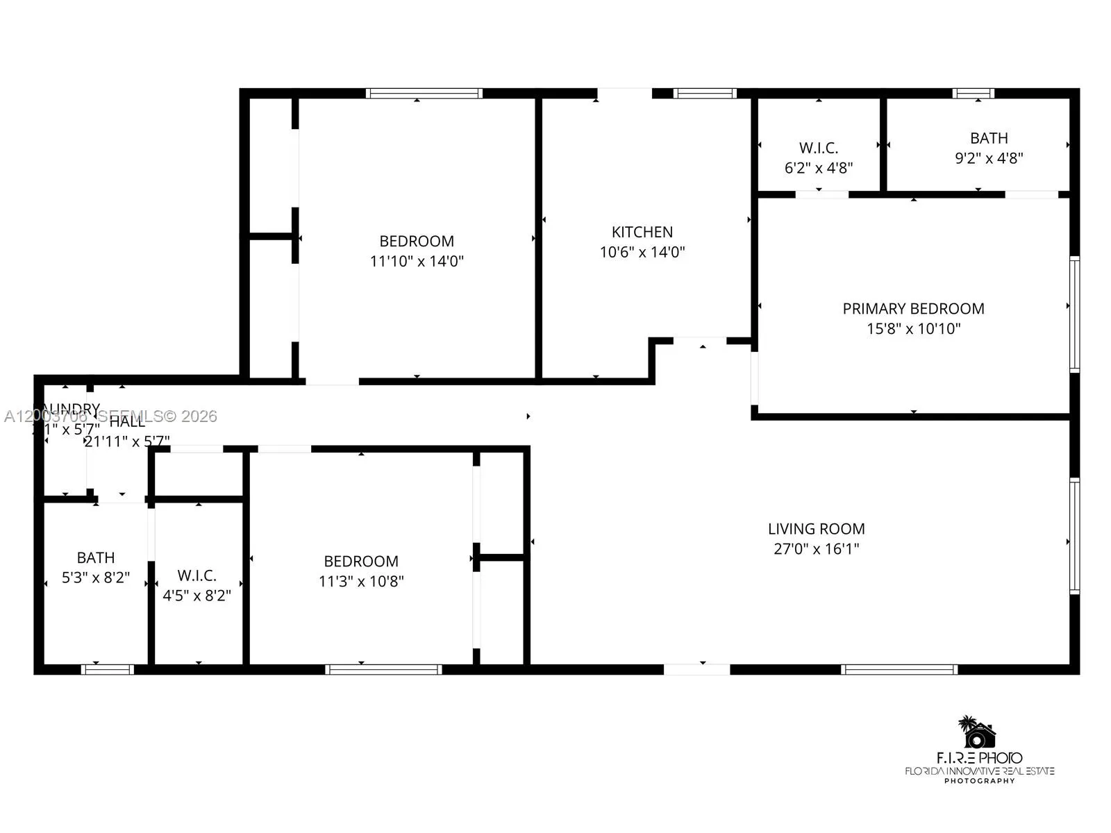 2125 Mckinley St Back, Hollywood, Florida 33020, Hollywood, Florida 33020, 3 Bedrooms Bedrooms, ,2 BathroomsBathrooms,Residential Lease,For Rent,2125 Mckinley St Back, Hollywood, Florida 33020,A12003706