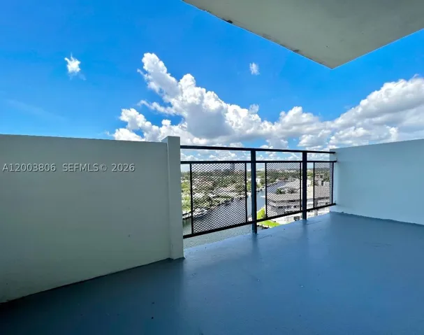 Large Open Balcony with beautiful Bayview