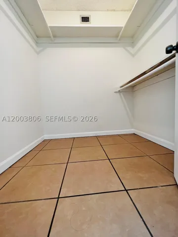 Walking Closet in Master Bedroom