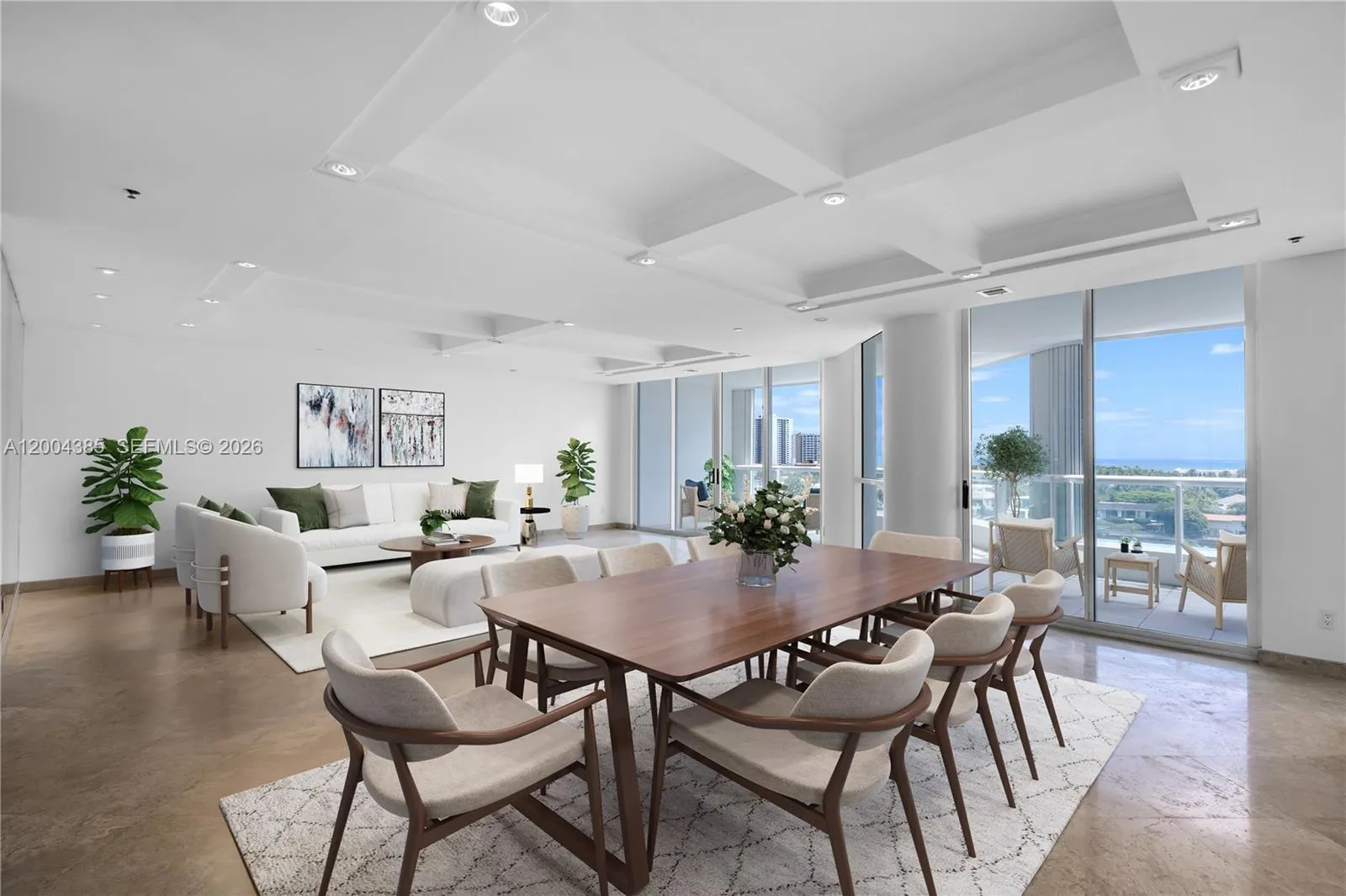 Virtually staged photo