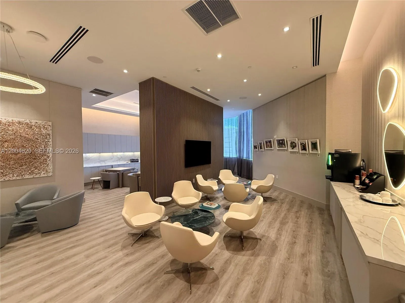 Delight in the cozy café area, a perfect spot for morning coffee or casual gatherings with friends.