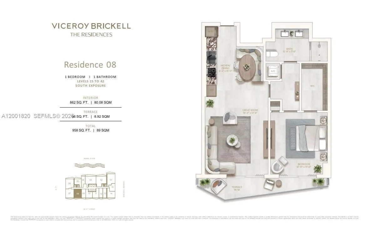 77 Se 5 2108, Miami, Florida 33131, Miami, Florida 33131, 1 Bedroom Bedrooms, ,1 BathroomBathrooms,Residential Lease,For Rent,77 Se 5 2108, Miami, Florida 33131,A12001820