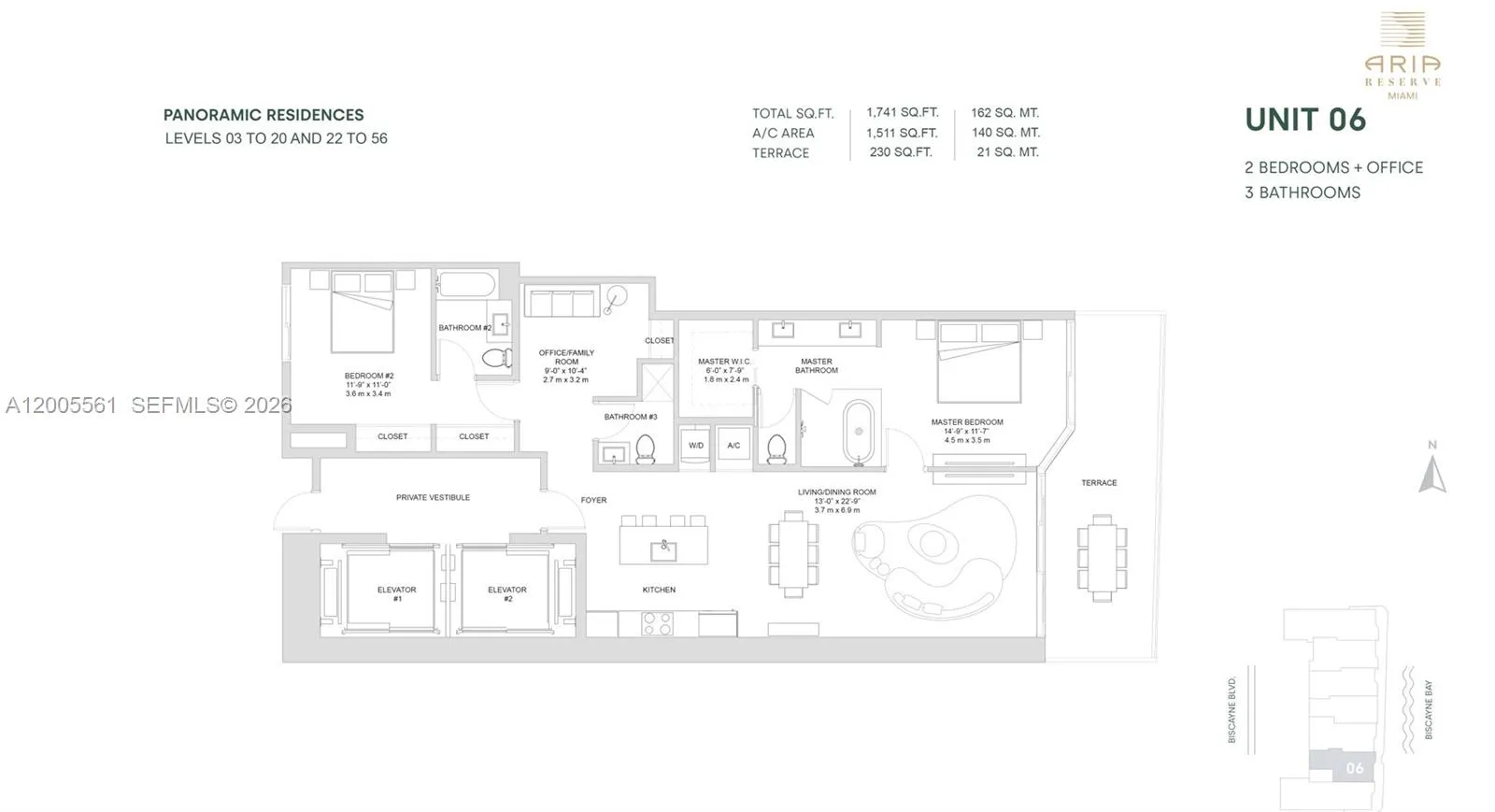 711 Ne 23 Terr 2206, Miami, Florida 33137, Miami, Florida 33137, 3 Bedrooms Bedrooms, ,3 BathroomsBathrooms,Residential,For Sale,711 Ne 23 Terr 2206, Miami, Florida 33137,A12005561