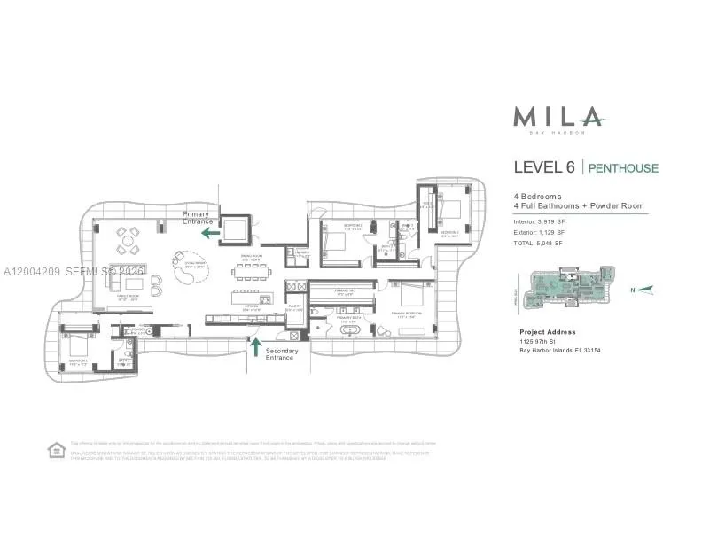 1125 97th St Ph601, Bay Harbor Islands, Florida 33, Bay Harbor Islands, Florida 33154, 4 Bedrooms Bedrooms, ,4 BathroomsBathrooms,Residential,For Sale,1125 97th St Ph601, Bay Harbor Islands, Florida 33,A12004209