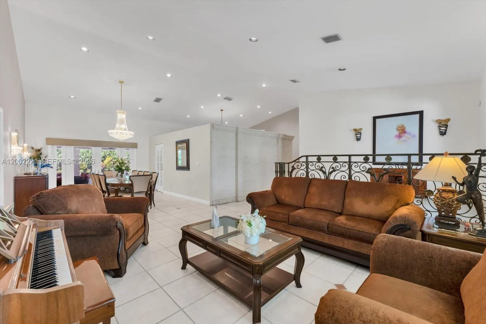 View of the formal living and dining spaces