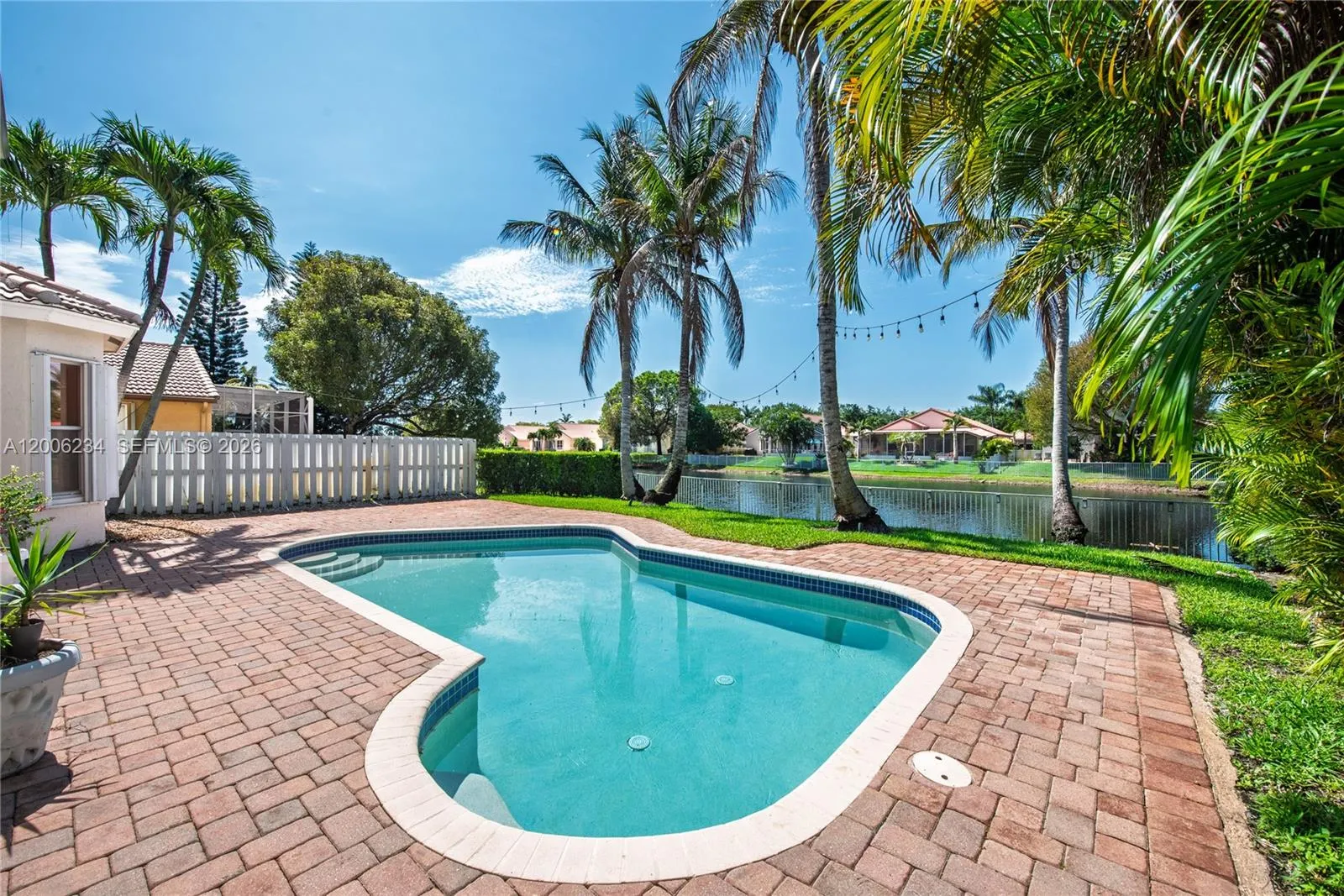 Spacious Pool Deck with Lake View