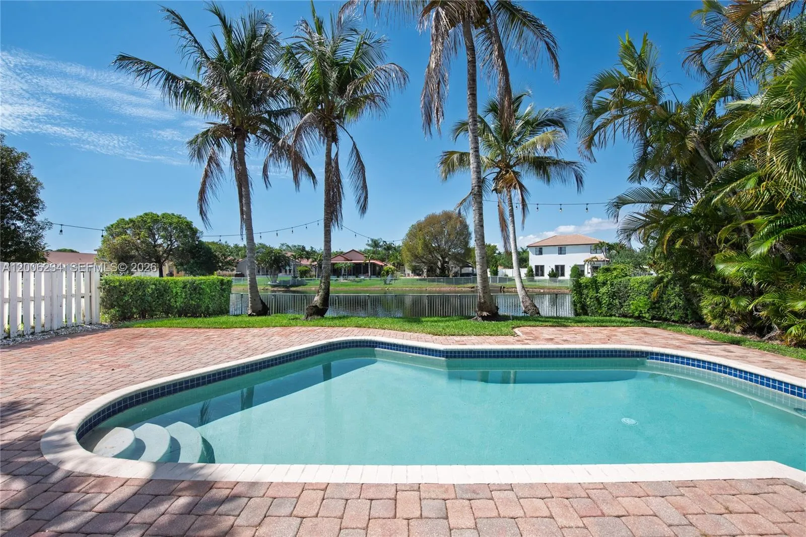 Spacious Pool Deck with Lake View
