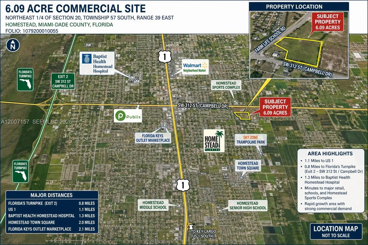 S Canal Dr, Homestead, Florida 33035, Homestead, Florida 33035, ,Land,For Sale,S Canal Dr, Homestead, Florida 33035,A12007157