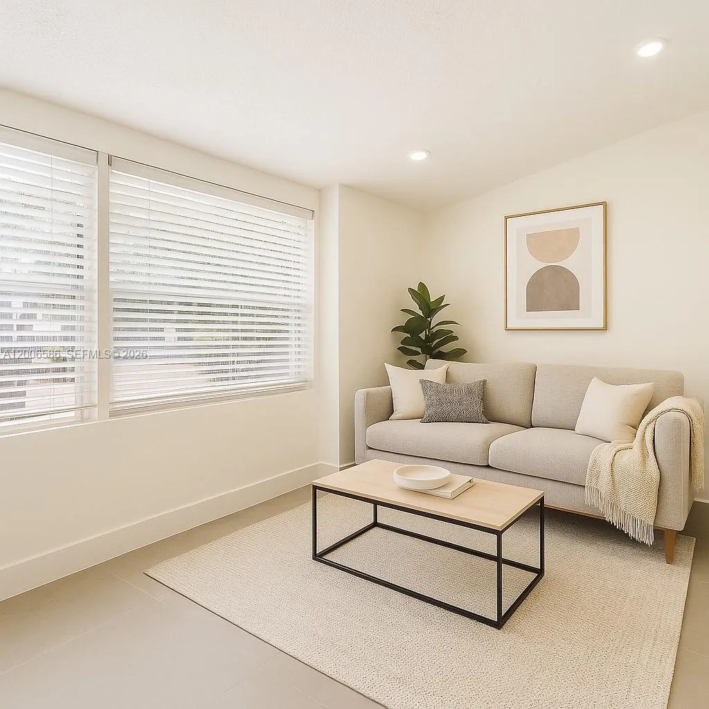 The unit is UNFURNISHED- This photo is VIRTUAL STAGED FOR VISUALIZATION\n