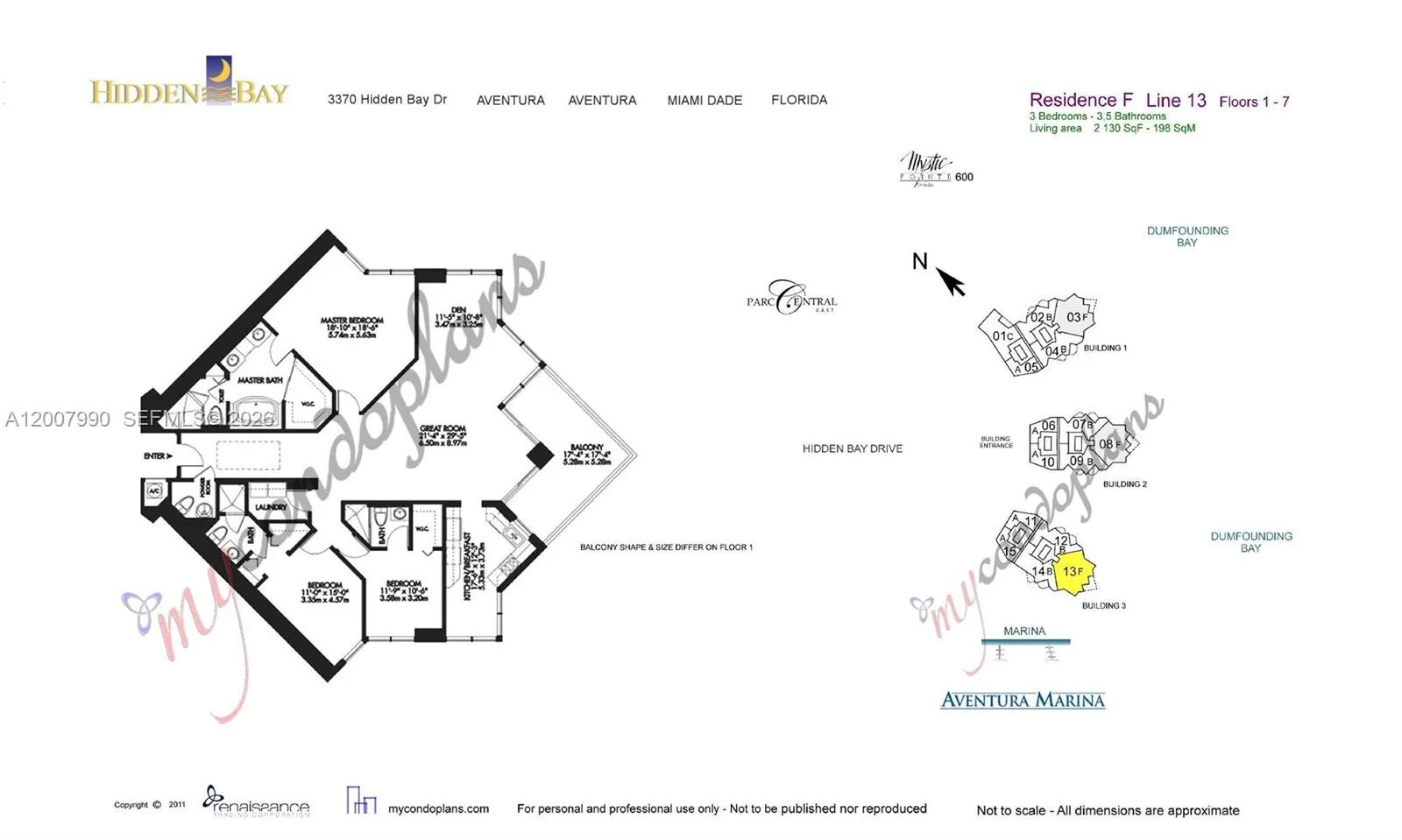 3370 Hidden Bay Dr 1213, Aventura, Florida 33180, Aventura, Florida 33180, 3 Bedrooms Bedrooms, ,3 BathroomsBathrooms,Residential,For Sale,3370 Hidden Bay Dr 1213, Aventura, Florida 33180,A12007990