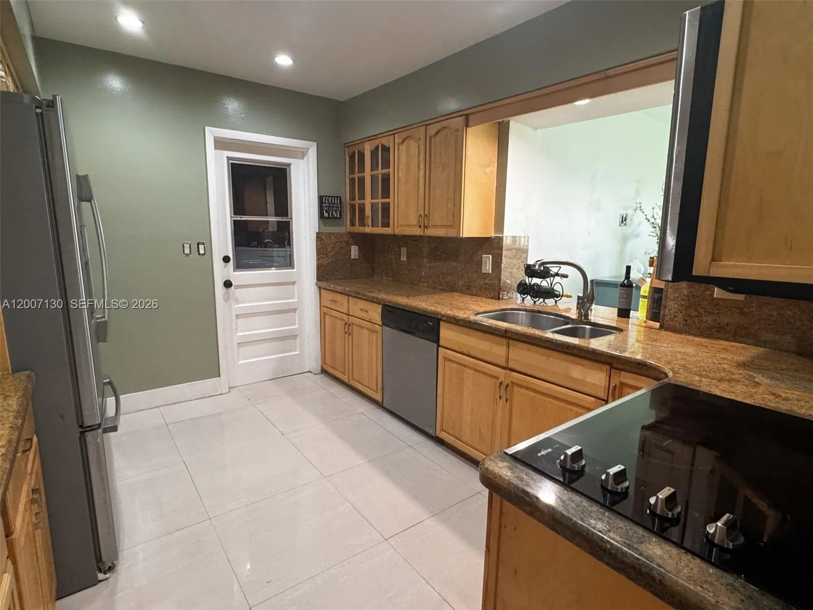 Entrance to the laundry room