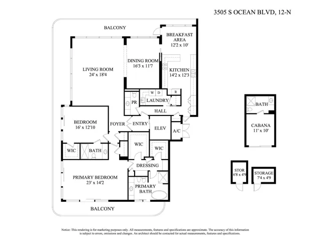 3505 S Ocean Boulevard 12n, Highland Beach, Florida 33487