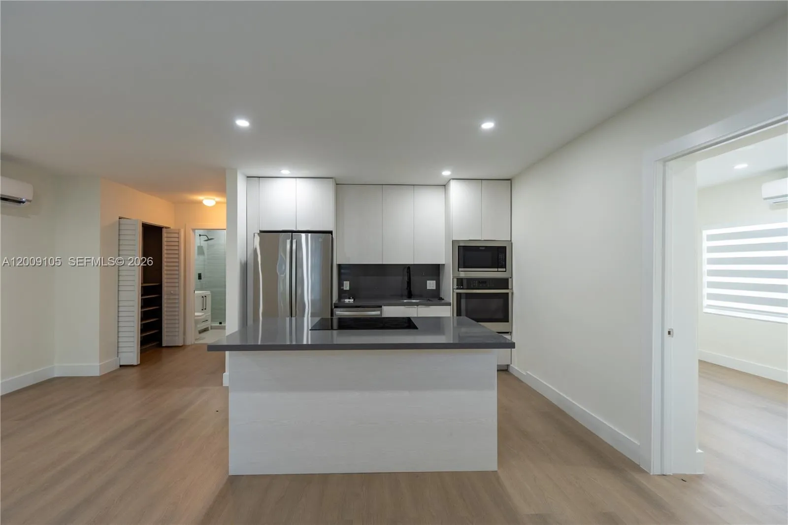 Kitchen/Living Area in 2 Bedroom Unit