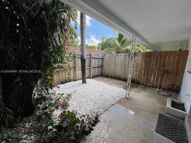 private front patio