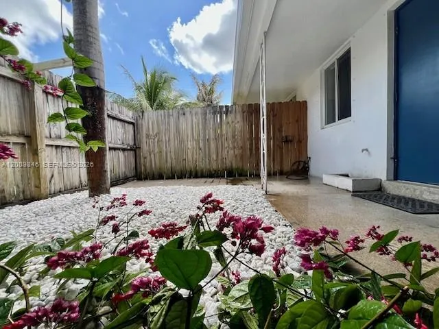 private front patio