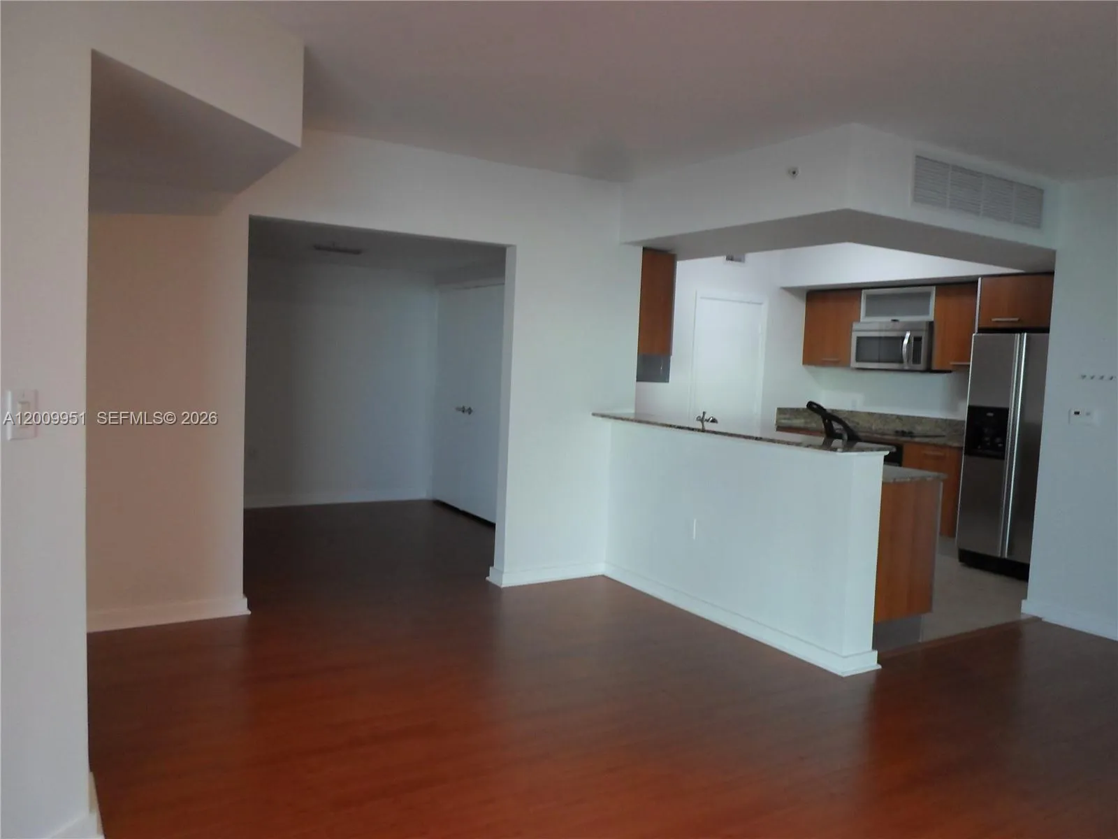 Kitchen and den