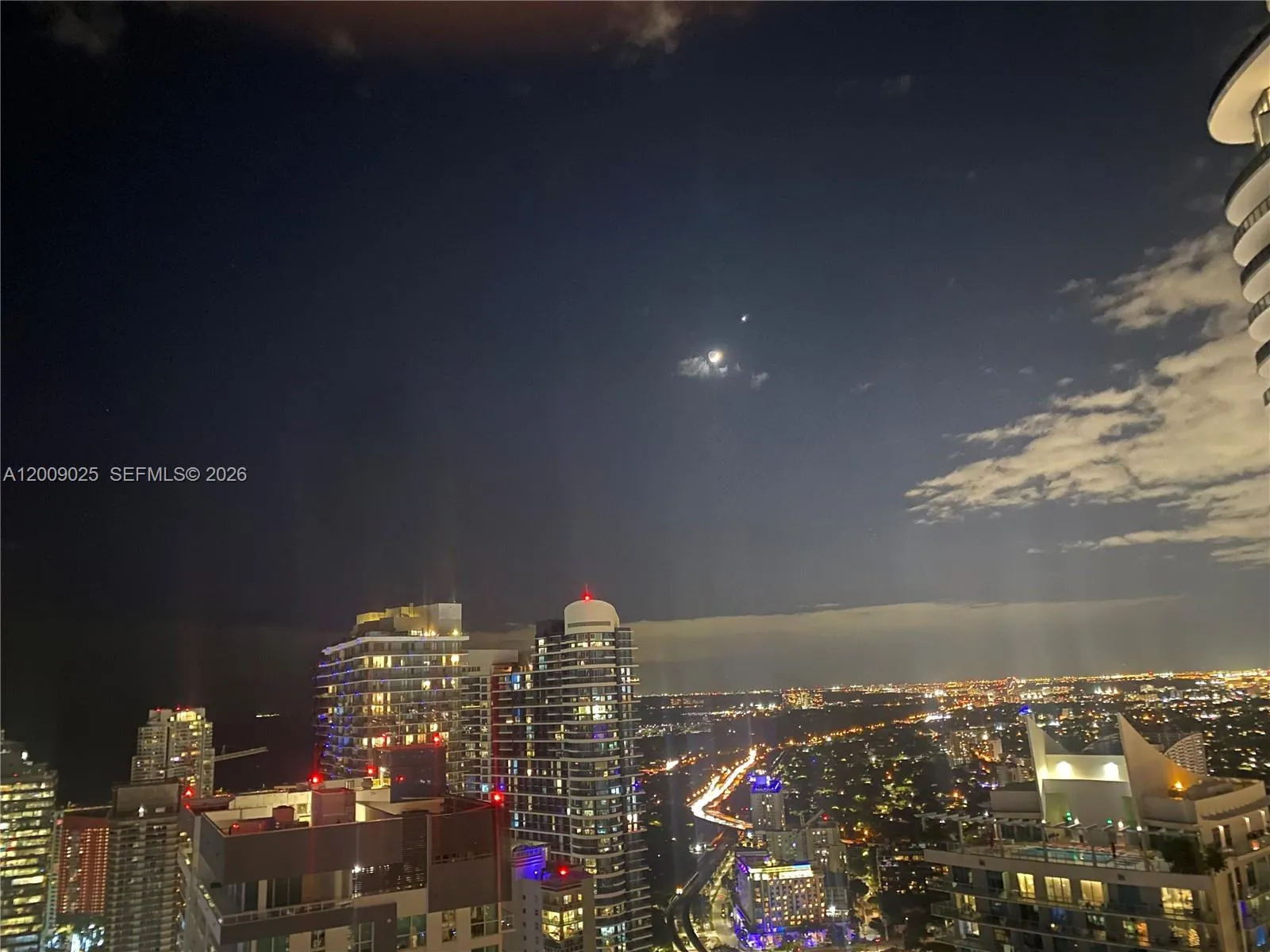 View from the pool area