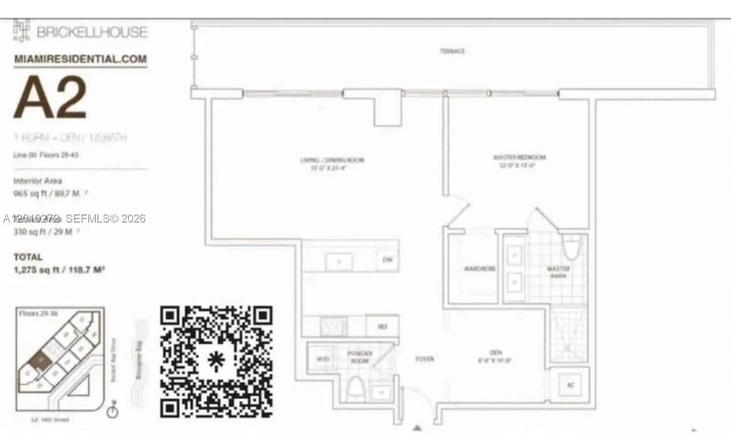 1300 Brickell Bay Dr 3400, Miami, Florida 33131, Miami, Florida 33131, 2 Bedrooms Bedrooms, ,1 BathroomBathrooms,Residential Lease,For Rent,1300 Brickell Bay Dr 3400, Miami, Florida 33131,A12010272