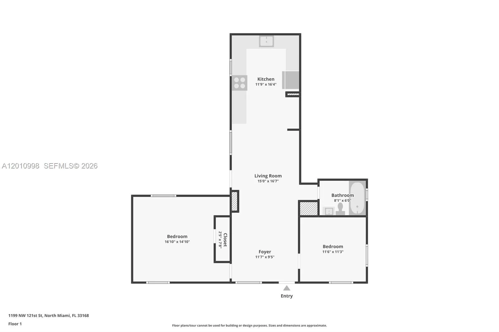 1199 Nw 121st St, North Miami, Florida 33168, North Miami, Florida 33168, 2 Bedrooms Bedrooms, ,1 BathroomBathrooms,Residential Lease,For Rent,1199 Nw 121st St, North Miami, Florida 33168,A12010998