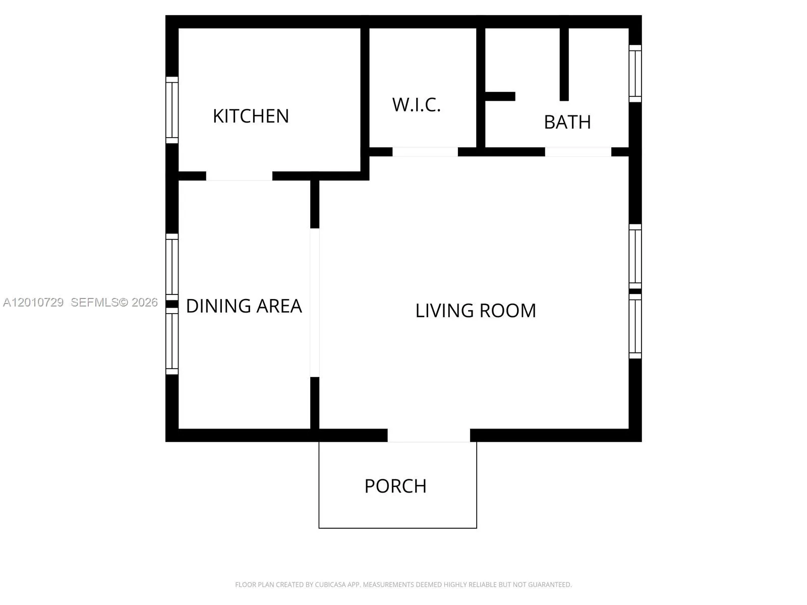 Floor Plan of efficiencies