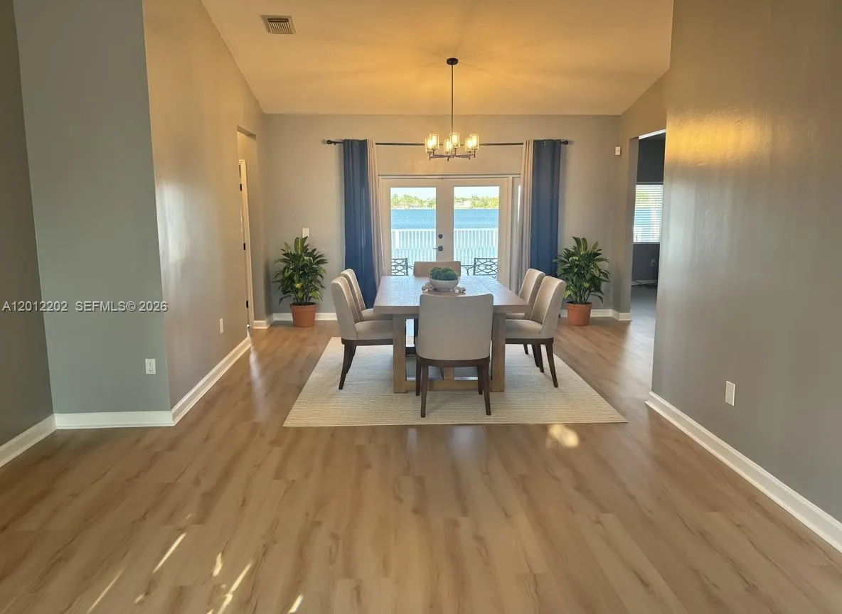 Virtually Staged Dining Room
