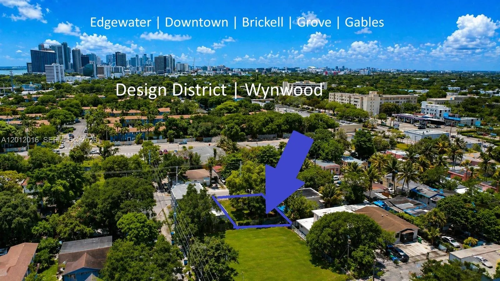 Seconds to the Design District, Wynwood, Edgewater, Midtown and more.