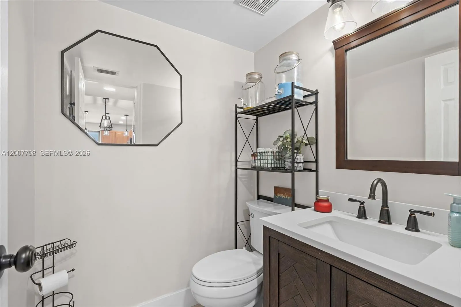 Downstairs half-bath