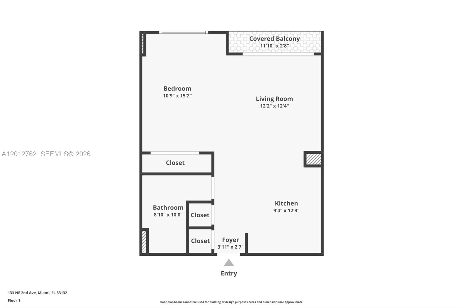 133 Ne 2nd Ave 909, Miami, Florida 33132, Miami, Florida 33132, 1 Bedroom Bedrooms, ,1 BathroomBathrooms,Residential,For Sale,133 Ne 2nd Ave 909, Miami, Florida 33132,A12012762