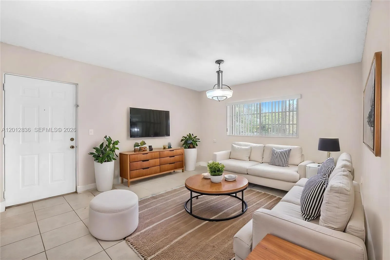 Living room Virtually staged.