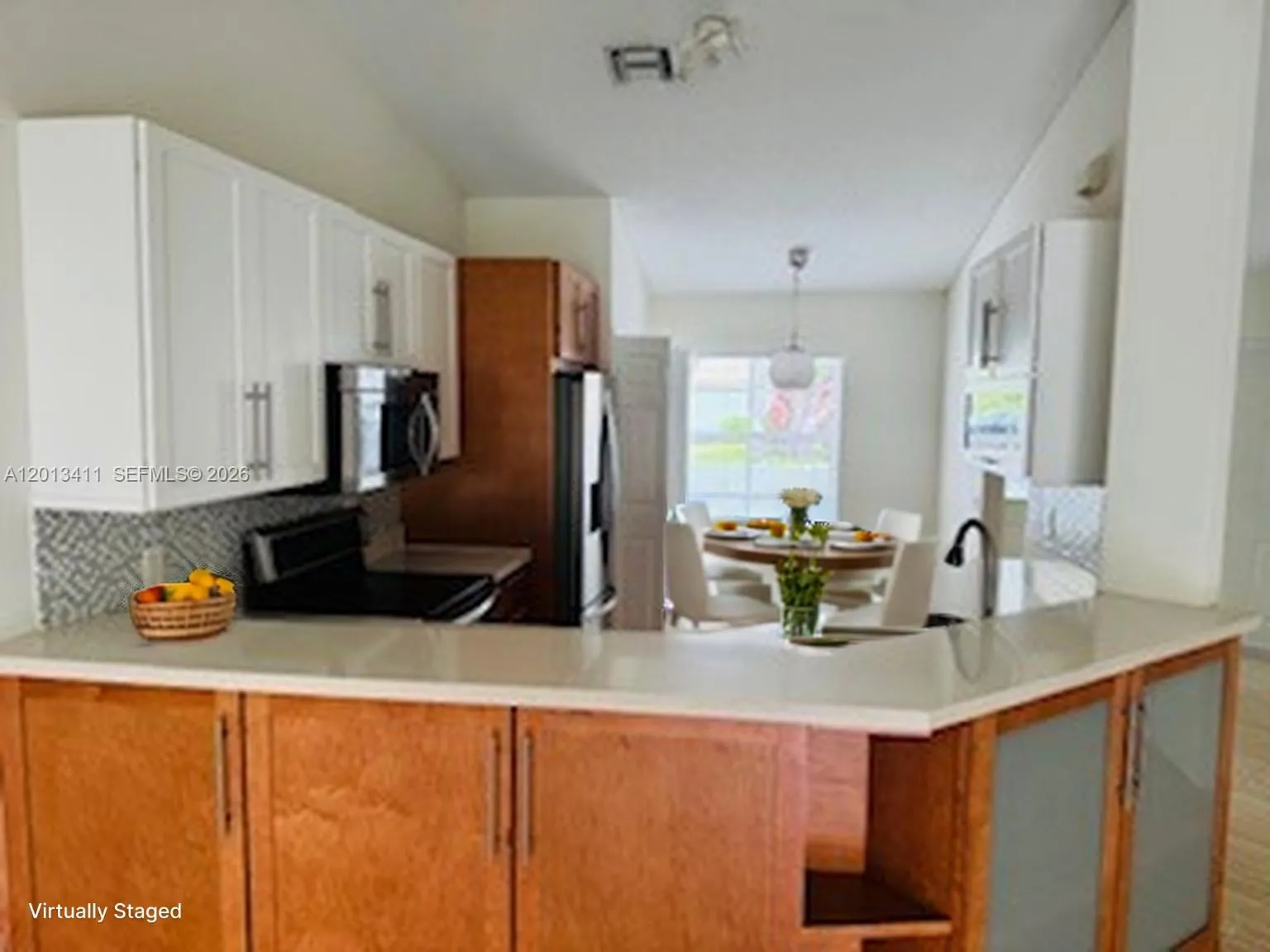 with kitchen nook