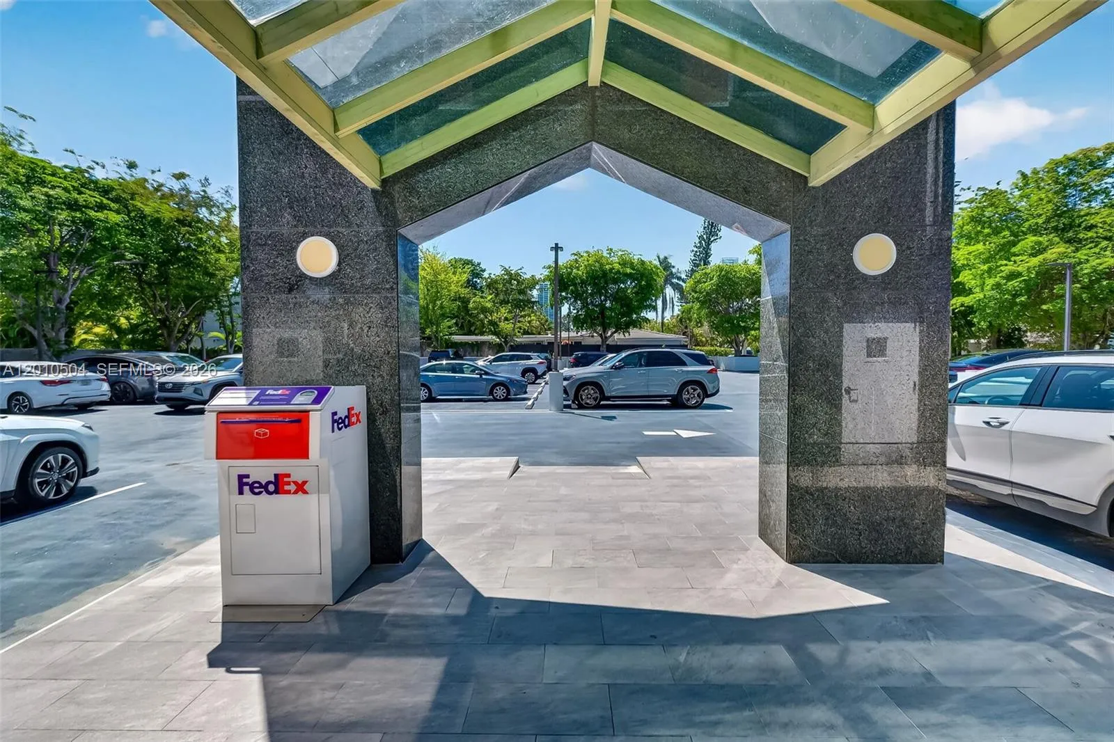 Back entrance