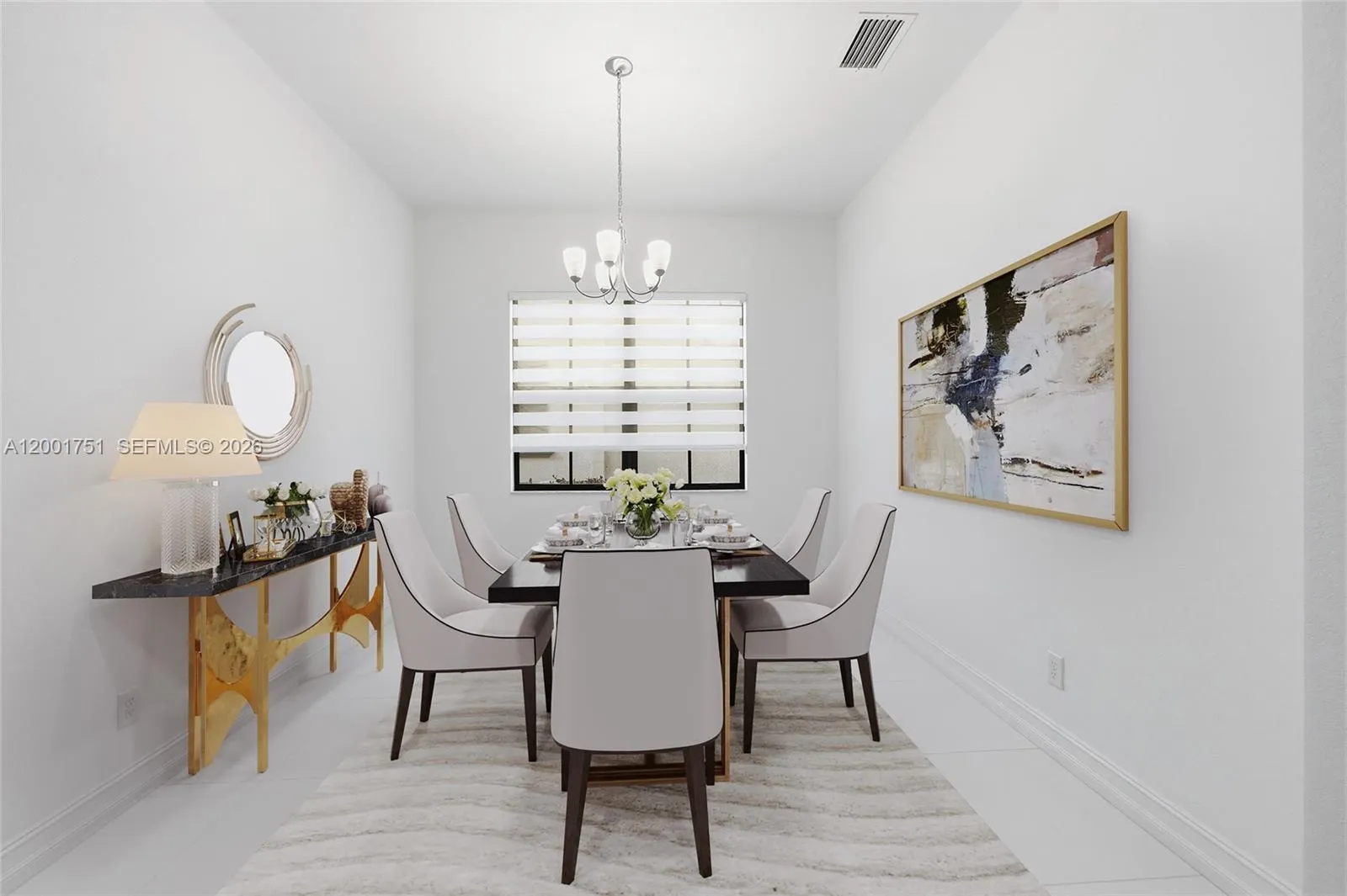 This room was virtually staged