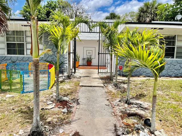 Front of Structure