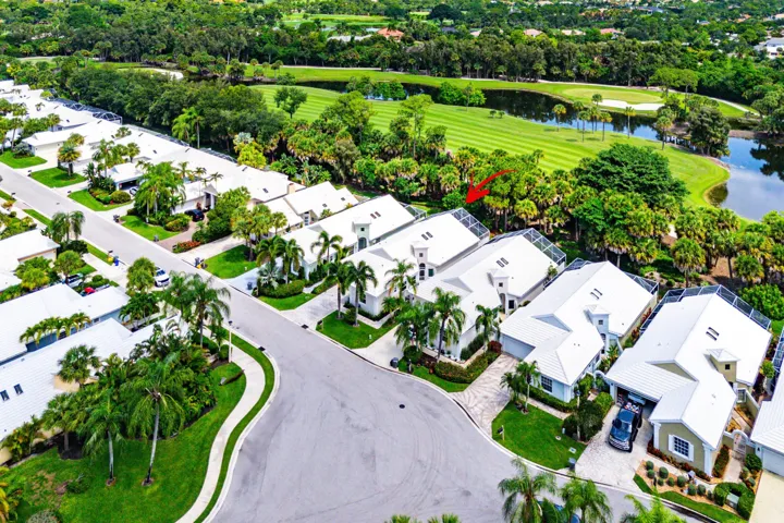 Aerial to Golf Course