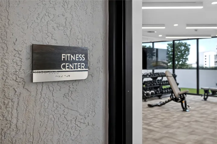 Fitness Center Entry