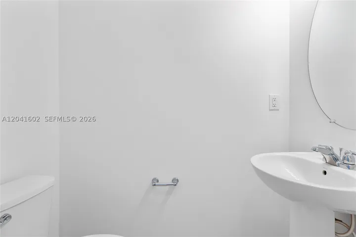 Half Bathroom on 1st Floor