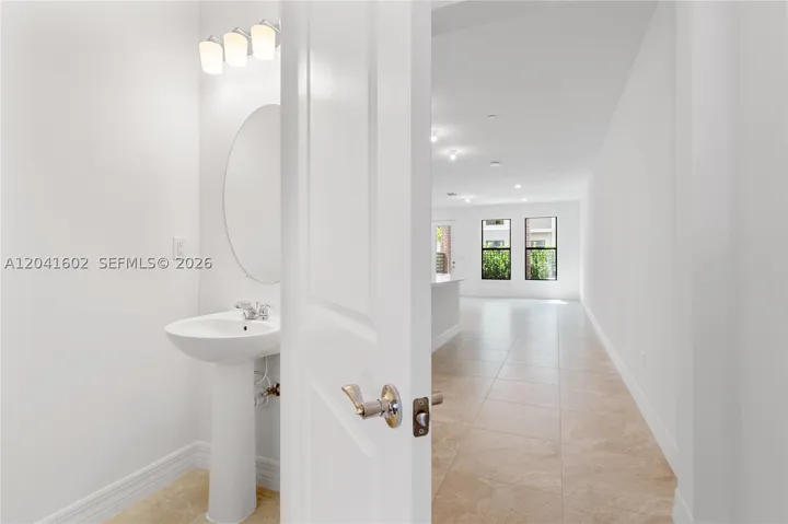 Half Bathroom on 1st Floor