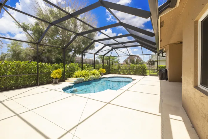 Screened lanai